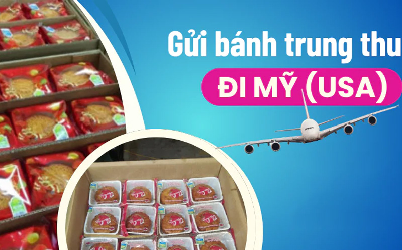 Dịch vụ gửi bánh trung thu đi Mỹ giá cước rẻ tại Tp. HCM